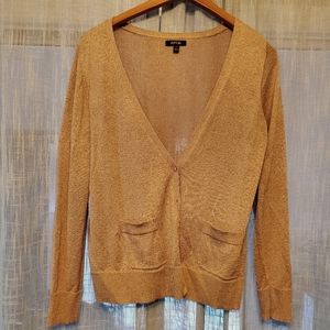 EUC APT 9 rose metallic cardigan